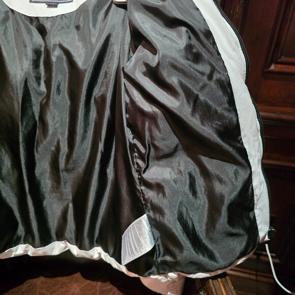 Girls Rule White Puffer / winter Jacket - Picture 7 of 16